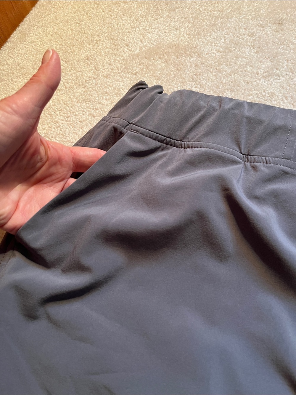J. Jill Gray Elastic Waist Active Skort Sz. L - Picture 4 of 6